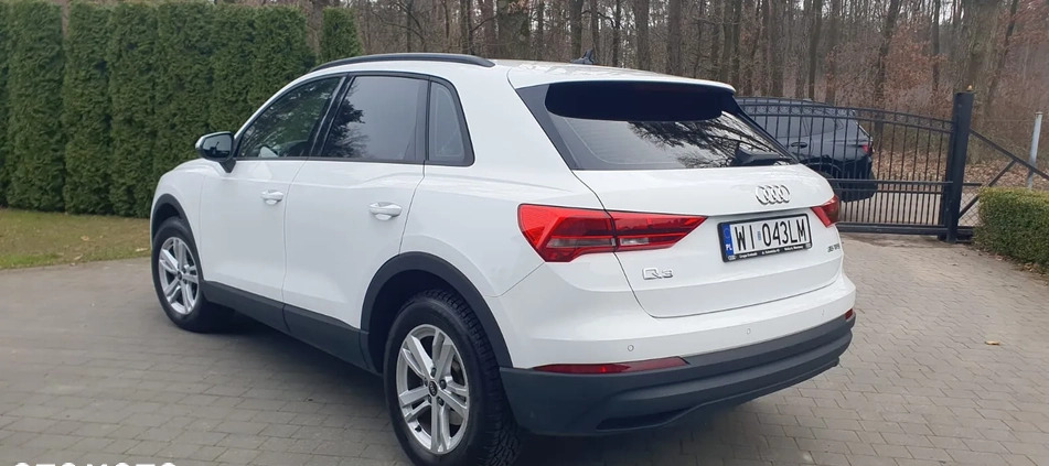 Audi Q3 cena 124900 przebieg: 26500, rok produkcji 2021 z Siedlce małe 37